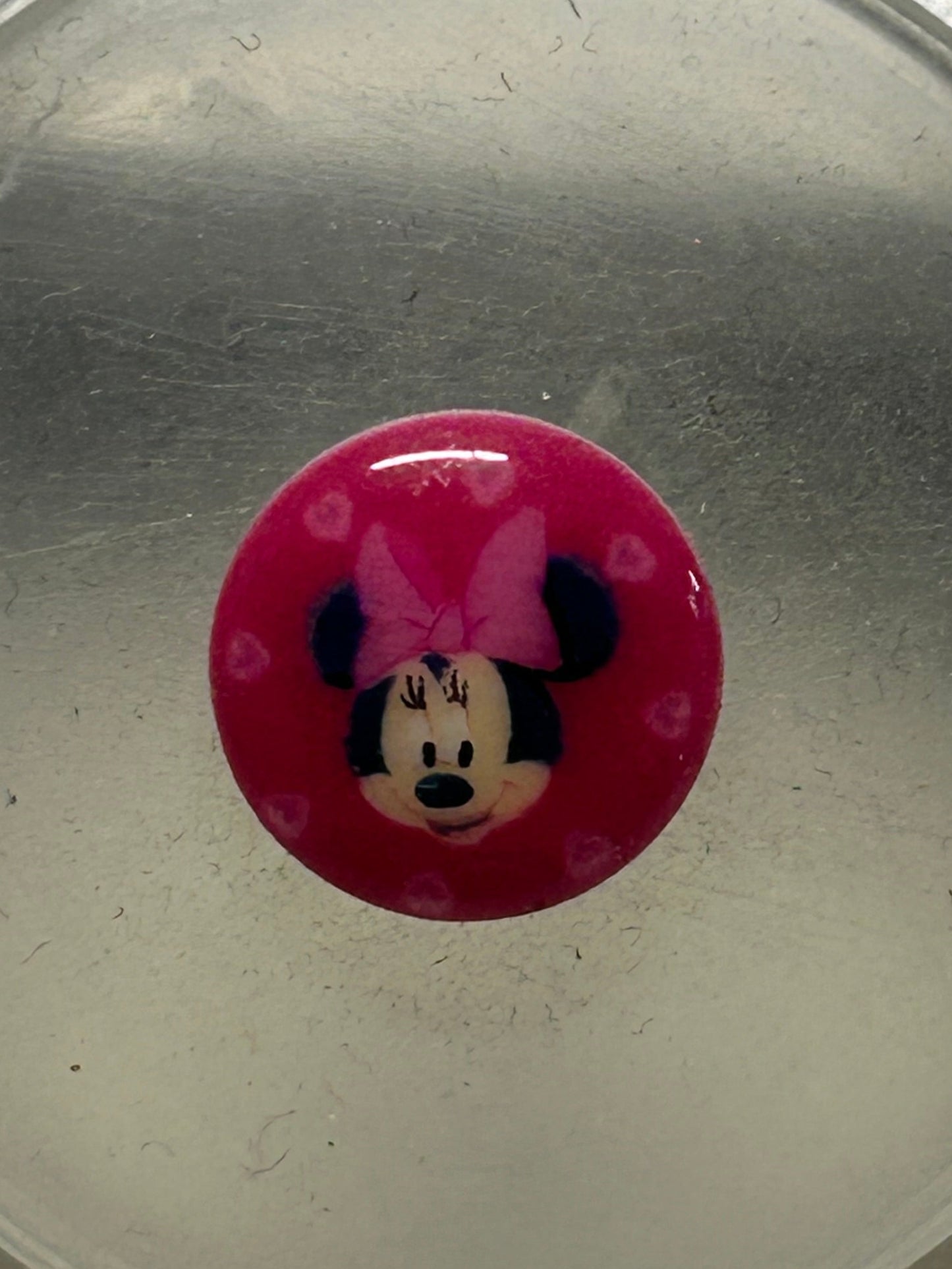 bottone bimbo/a MINNIE mm.12 (piccolo), originale DISNEY