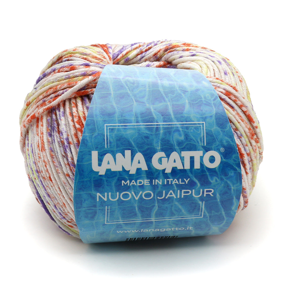 gomitolo di COTONE NUOVO JAIPUR SFUMATO mix 30463, LANA GATTO