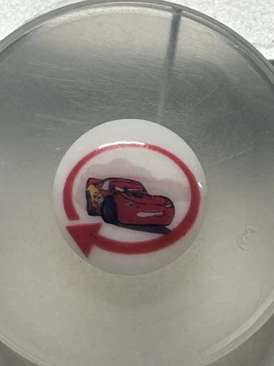bottone bimbo/a CARS mm.15 , originale DISNEY
