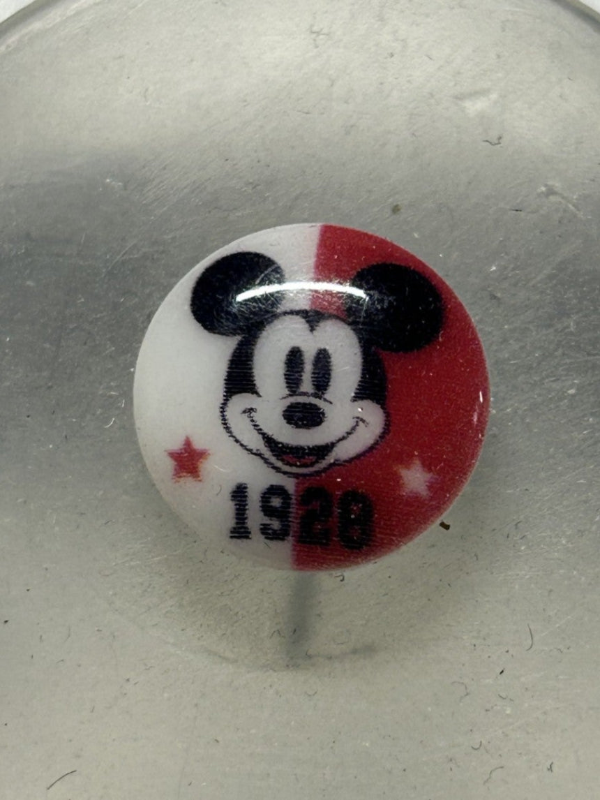 bottone bimbo/a MICKEY MOUSE 1928 mm.12 (piccolo), originale DISNEY