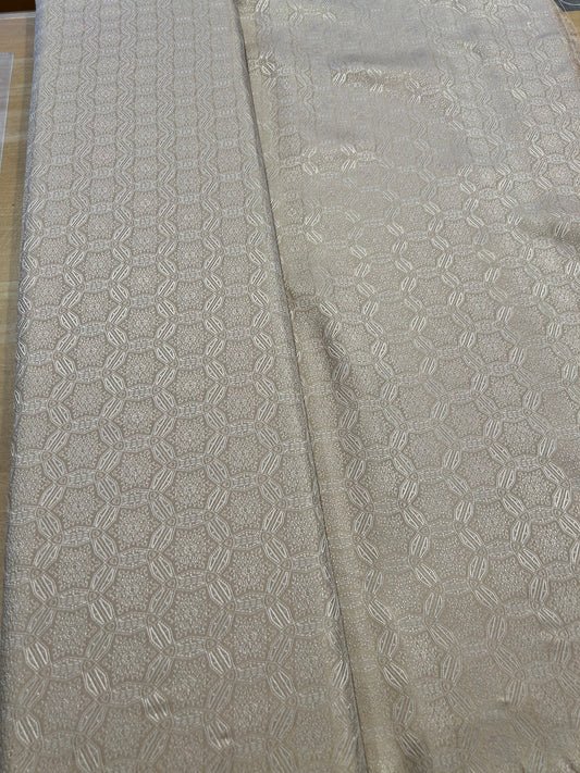 fodera fantasia "circles" beige - 100% Cupro