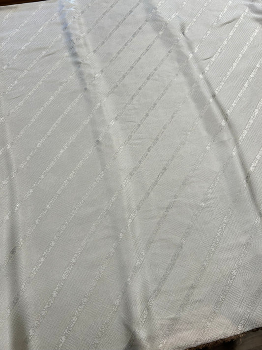 fodera fantasia "diagonali" base grigio chiaro - 100% Cupro