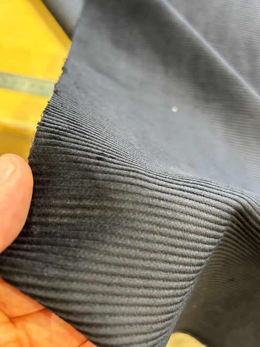 velluto a coste righe 100% cotone, BLU
