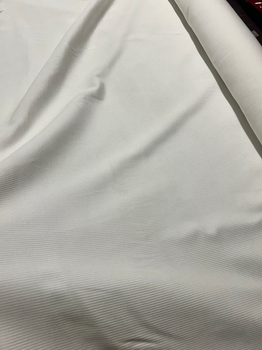 velluto coste a righe 100% cotone, BIANCO