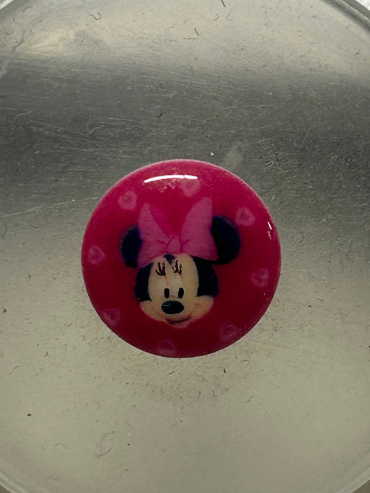 bottone bimbo/a MINNIE mm.12 (piccolo), originale DISNEY