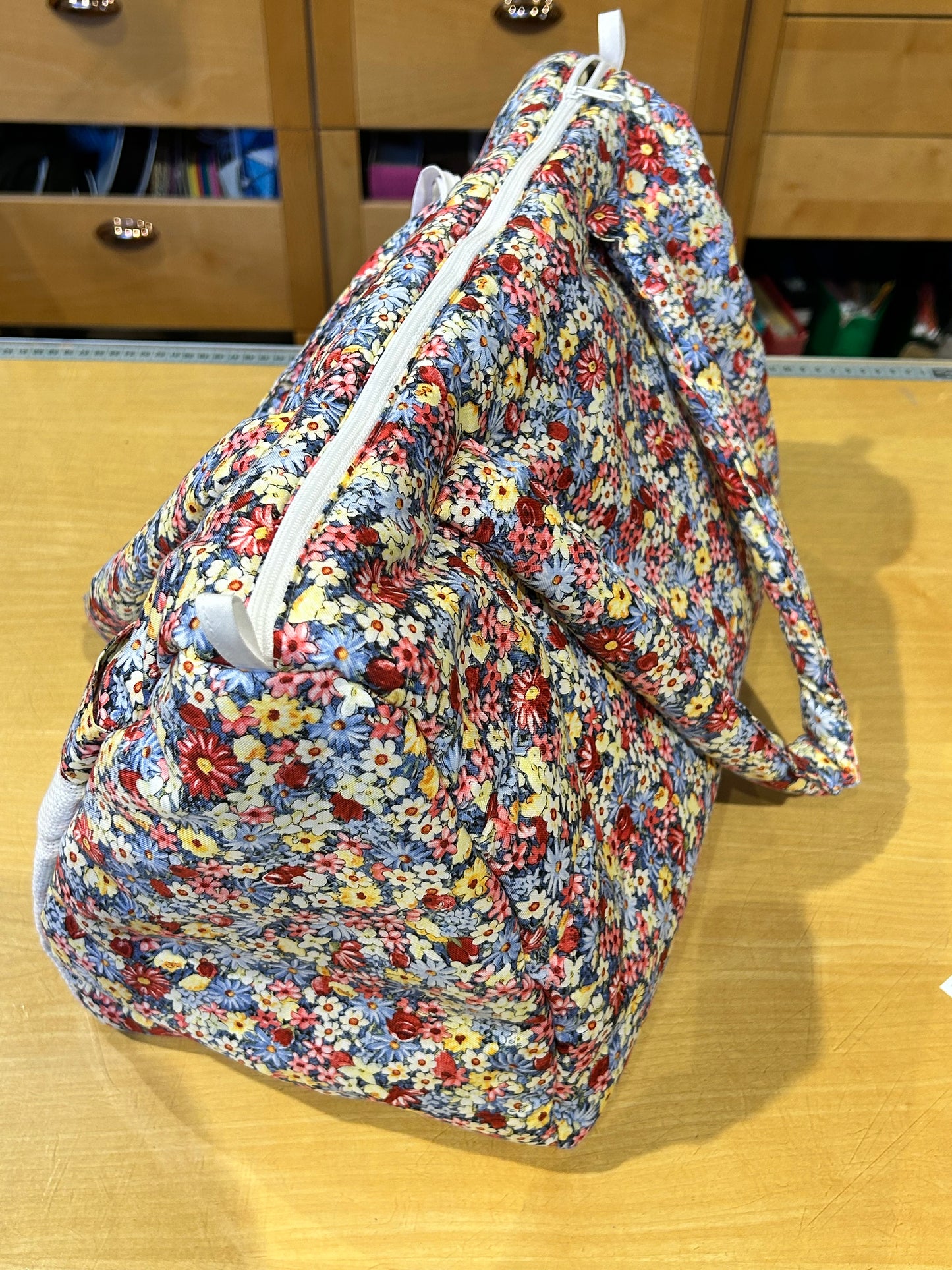BORSA porta - lavoro da ricamo FANTASIA FLOREALE