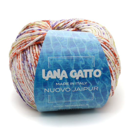 gomitolo di COTONE NUOVO JAIPUR SFUMATO mix 30463, LANA GATTO