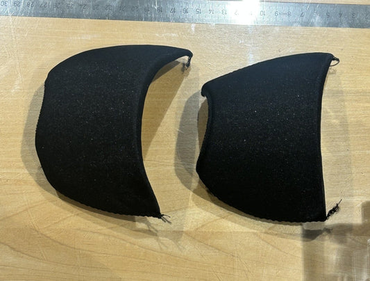 COPPIA DI SPALLINE da imbottitura (2 PZ.) tipo O col. NERO