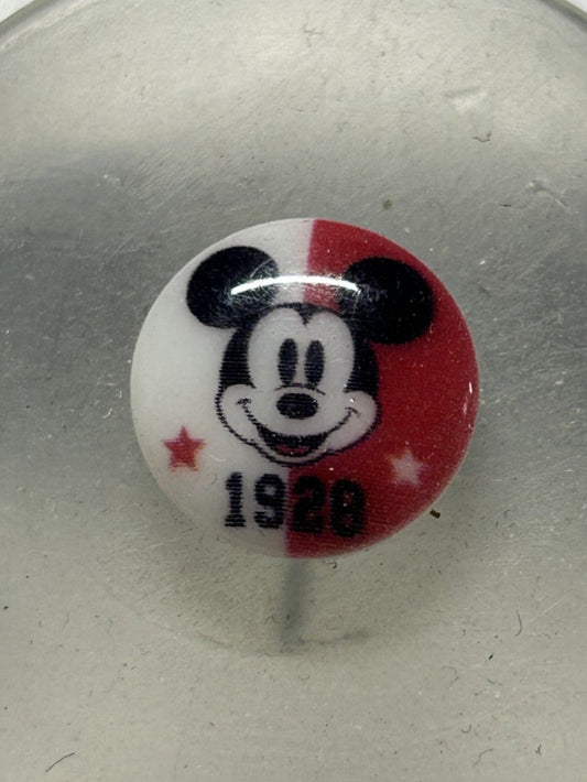 bottone bimbo/a MICKEY MOUSE 1928 mm.12 (piccolo), originale DISNEY