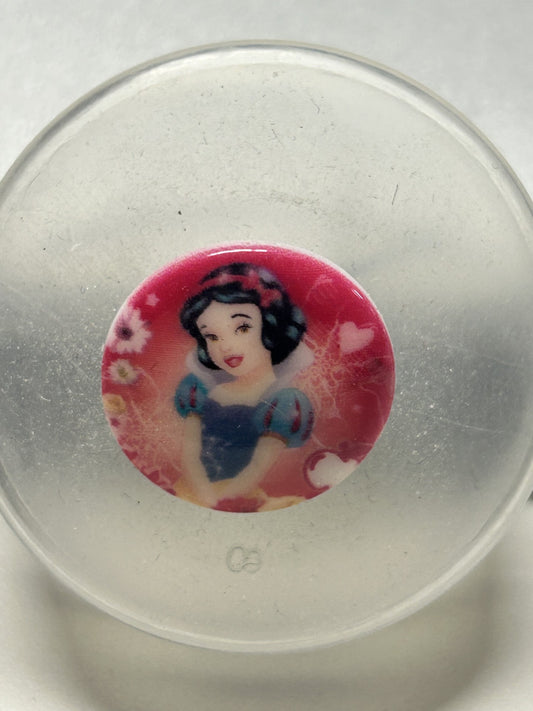 bottone bimbo/a principessa BIANCANEVE mm. 15 , originale DISNEY