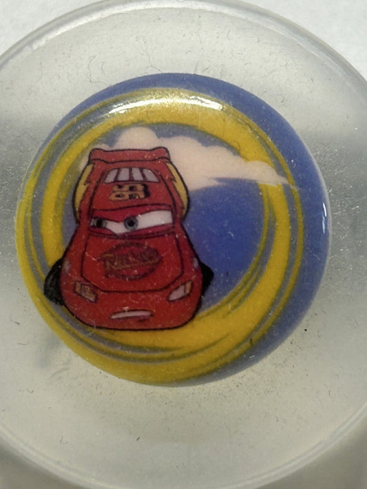 bottone bimbo/a SAETTA Cars mm. 22 , originale DISNEY