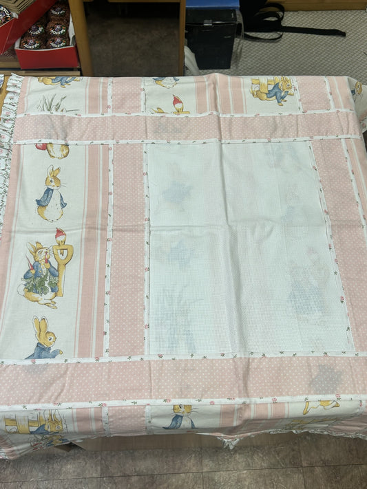 copripiumino 100% cotone DMC COL. ROSA - culla - mis. 70 x 100 cm.