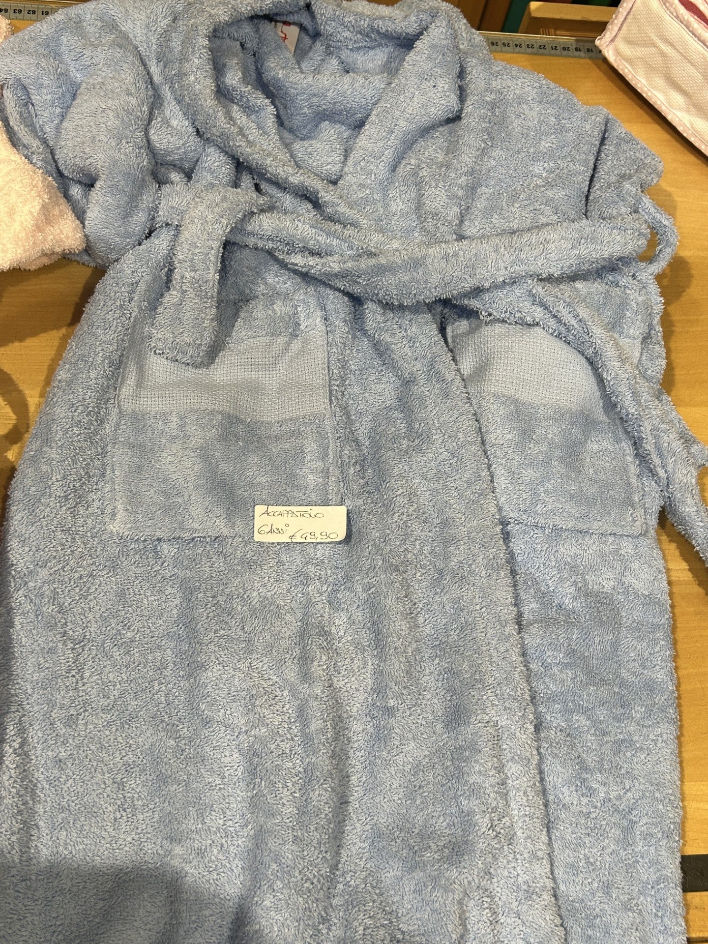 Accappatoio BIMBO TG. 6 ANNI 100% puro cotone, STAFIL