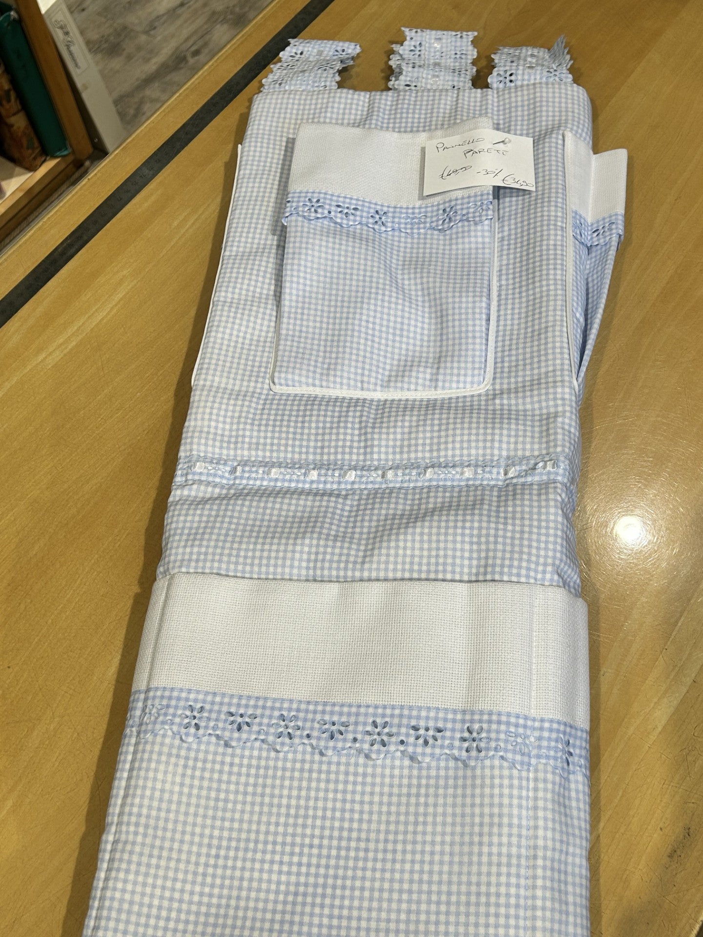 PANNELLO da parete col. celeste baby puro cotone, STAFIL