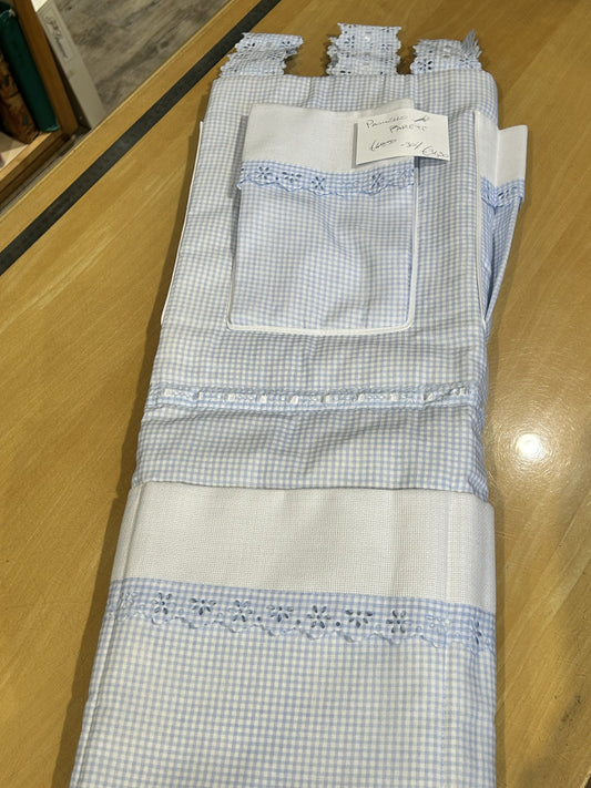 PANNELLO da parete col. celeste baby puro cotone, STAFIL