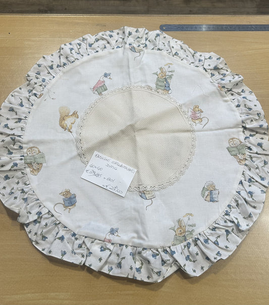 federa cuscino sfoderabile TONDA (diam.40 cm.) , 100% cotone, DMC