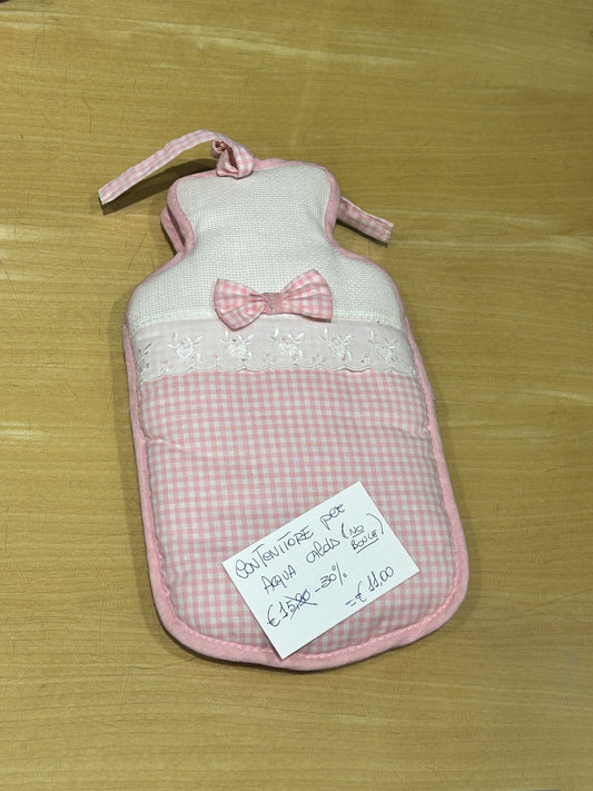 Contenitore Acqua Calda DA RICAMO (no BOULE all'interno) col. ROSA