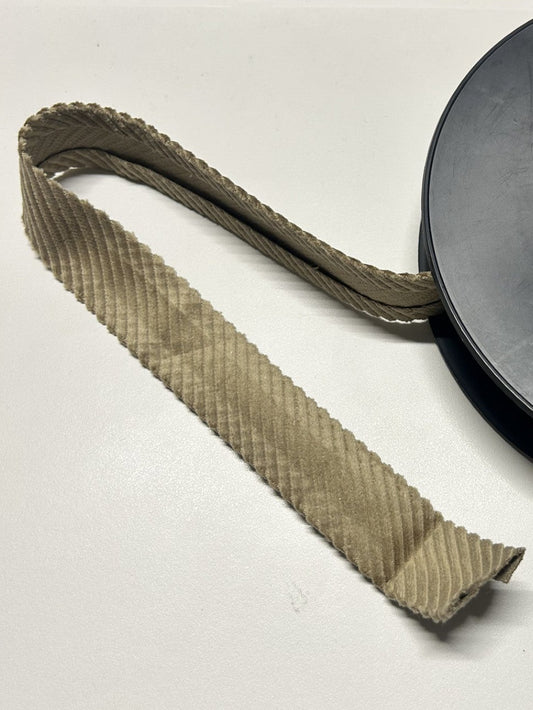 SBIECO h.2,5 cm. 100% COTONE effetto VELLUTO A COSTE col. BEIGE