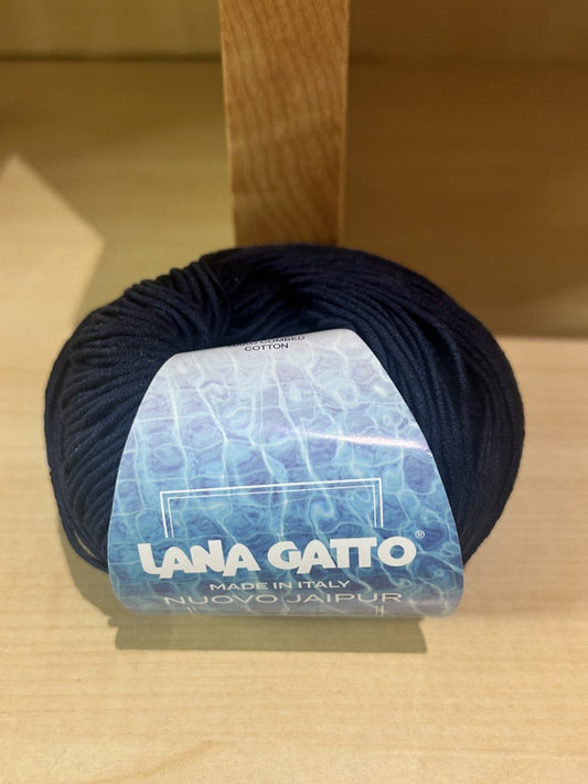 gomitolo COTONE NUOVO JAIPUR BLU col. 6594, LANA GATTO