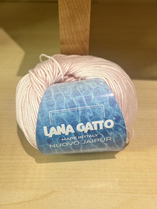 gomitolo COTONE NUOVO JAIPUR ROSA col. 6587, LANA GATTO
