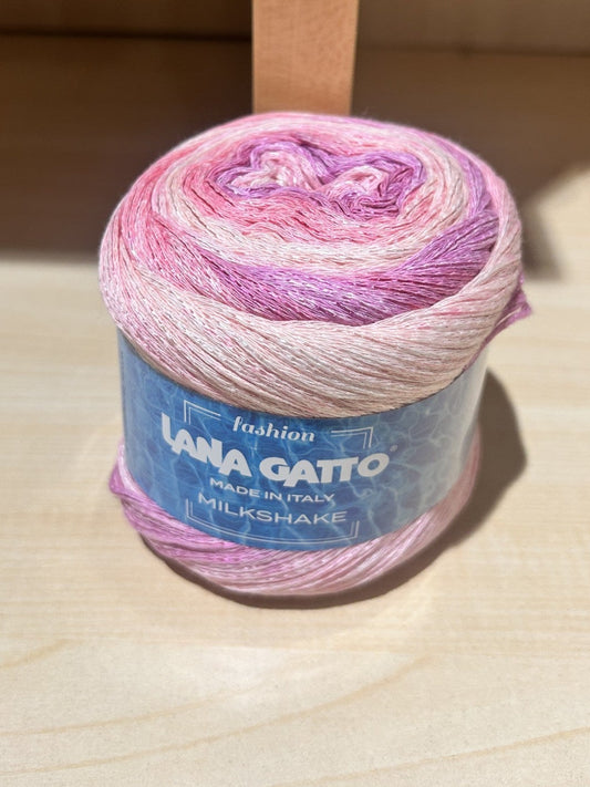 gomitolo cotone e viscosa "MILKSHAKE" COL. 9539 (100g. - 260 mt.), LANA GATTO