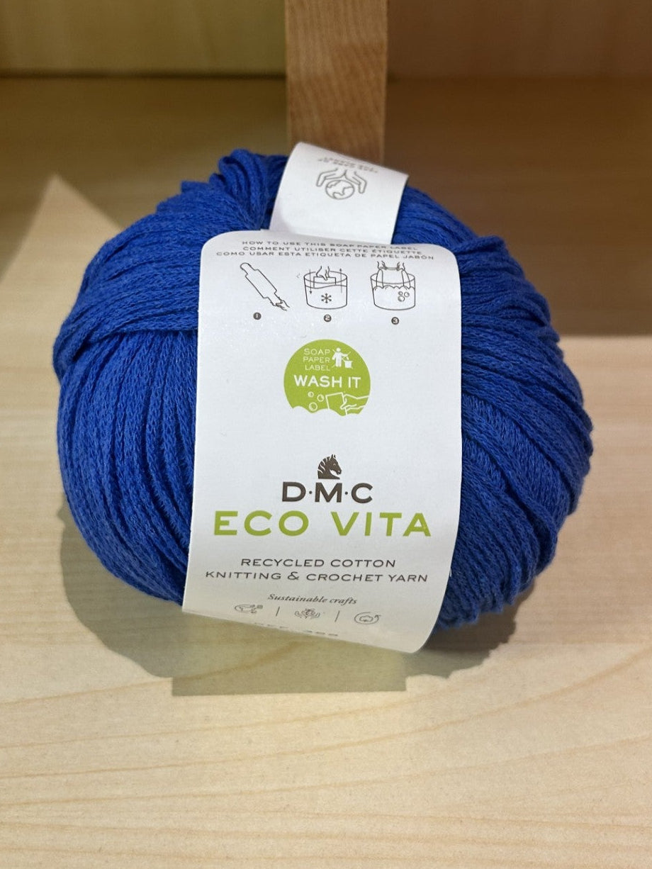 gomitolo COTONE RICICLATO "ECOVITA" 100g. (250 mt.), DMC