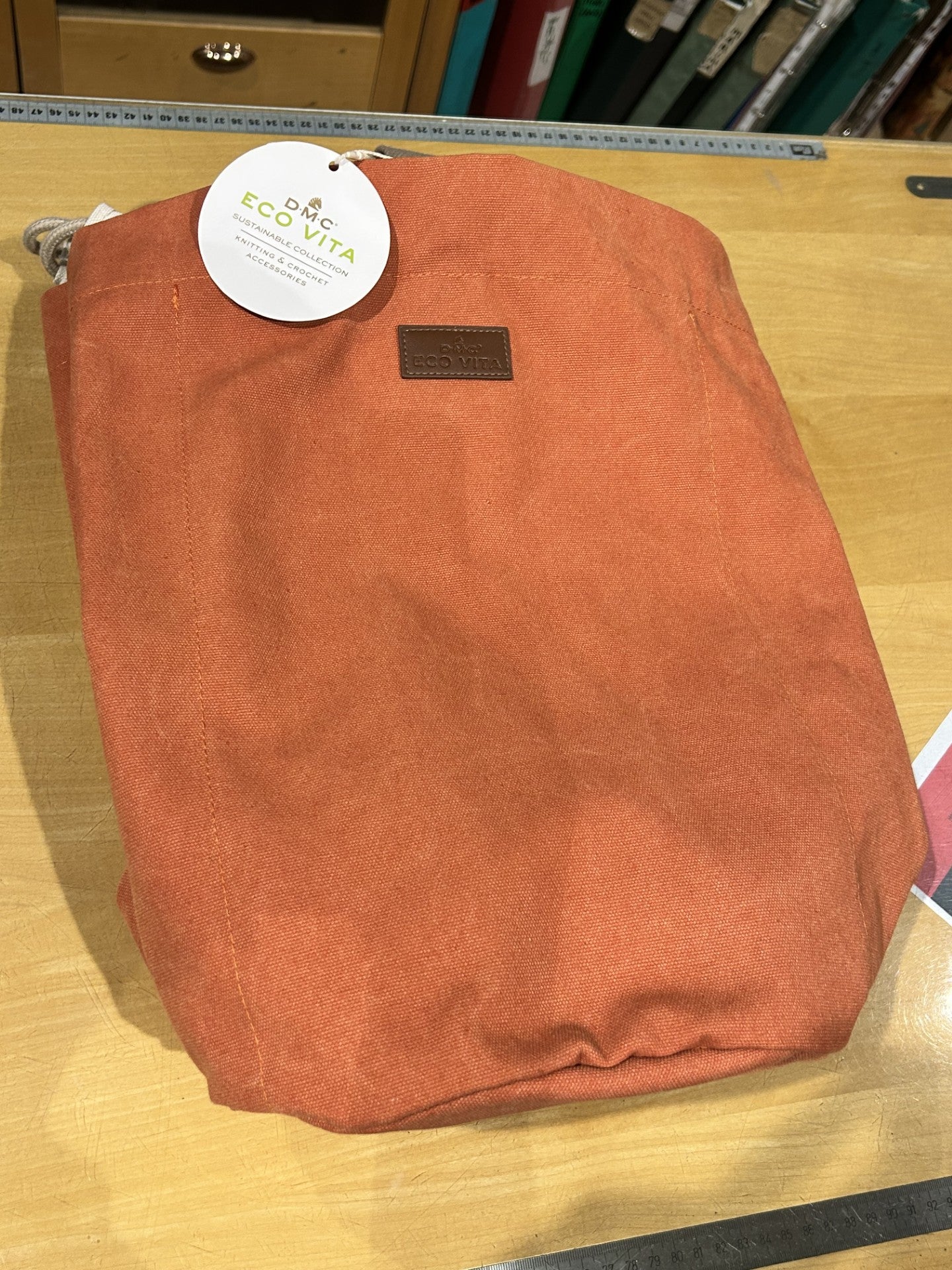 ZAINO CILINDRICO IN COTONE E POLYESTERE RICICLATO, DMC ECOVITA