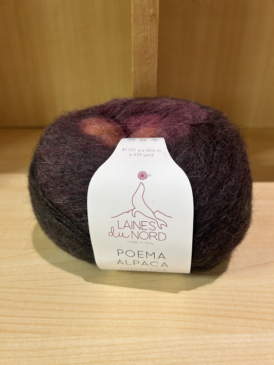 gomitolo misto lana "POEMA ALPACA" , LAINES DU NORD