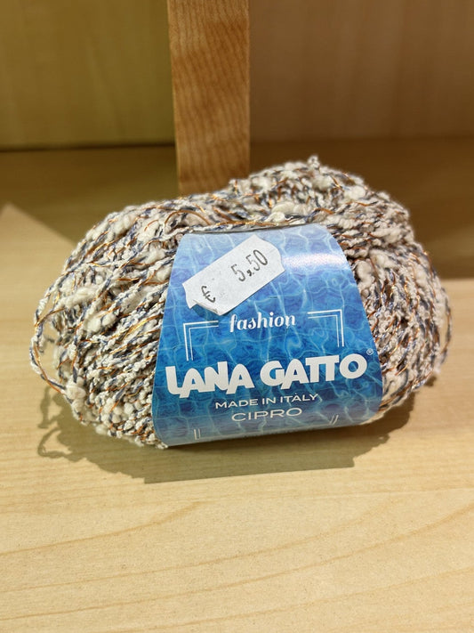 gomitolo COTONE "CIPRO" 50g. (MT.90) , LANA GATTO
