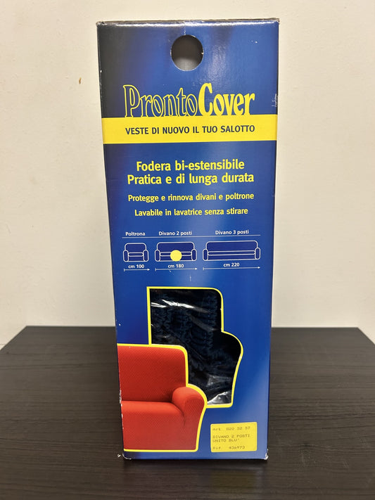 FODERA BI-ESTENDIBILE PER DIVANO 2 POSTI COL. BLU Pronto Cover, SIMTA