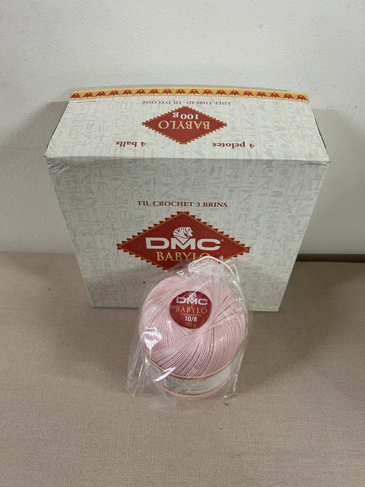 gomitolo COTONE FILO DI SCOZIA 50 g. da uncinetto BABYLO N.10 rosa col.818, DMC