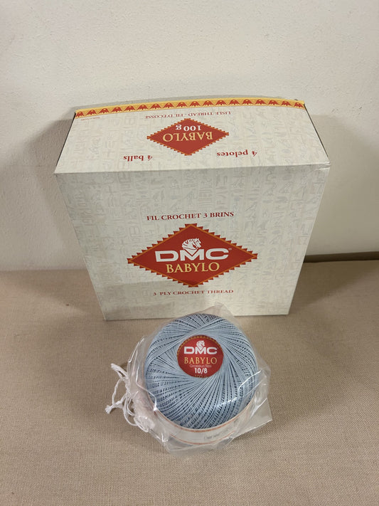 gomitolo COTONE FILO DI SCOZIA 50 g. da uncinetto BABYLO N.10 AZZURRO BABY col.800, DMC