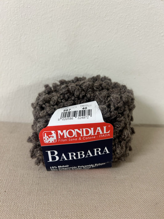 gomitolo in LANA E ACRILICO "BARBARA" col. CASTORO 867, MONDIAL