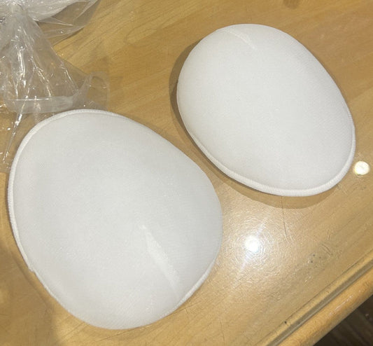 COPPIA DI SPALLINE da imbottitura (2 PZ.) tipo A col. BIANCO