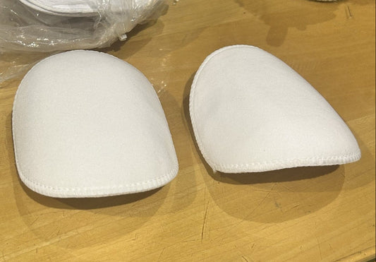 COPPIA DI SPALLINE da imbottitura (2 PZ.) tipo C col. BIANCO