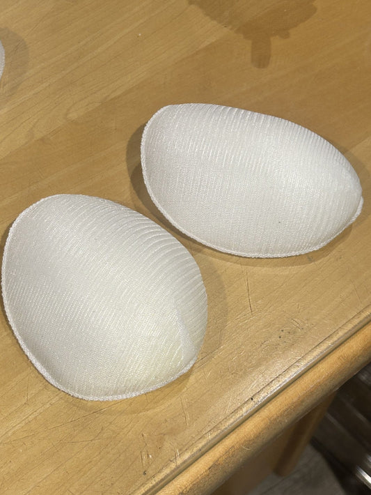 COPPIA DI SPALLINE da imbottitura (2 PZ.) tipo G col. BIANCO