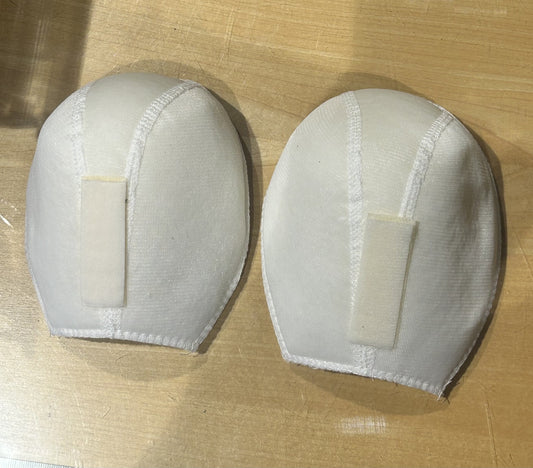 COPPIA DI SPALLINE da imbottitura (2 PZ.) tipo K col. AVORIO