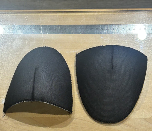 COPPIA DI SPALLINE da imbottitura (2 PZ.) tipo N col. NERO