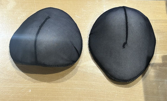 COPPIA DI SPALLINE da imbottitura (2 PZ.) tipo P col. NERO