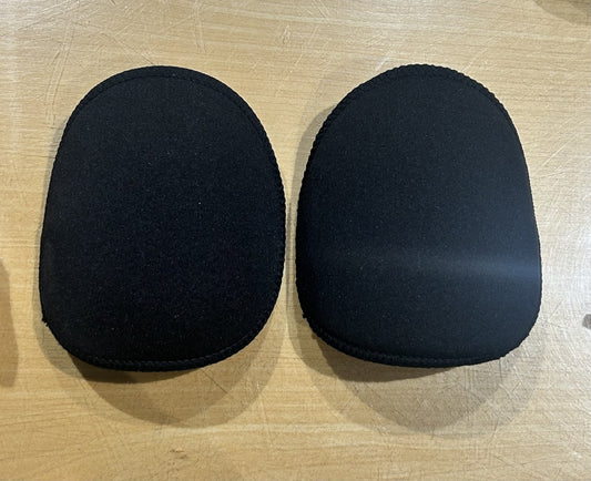 COPPIA DI SPALLINE da imbottitura (2 PZ.) tipo S col. NERO