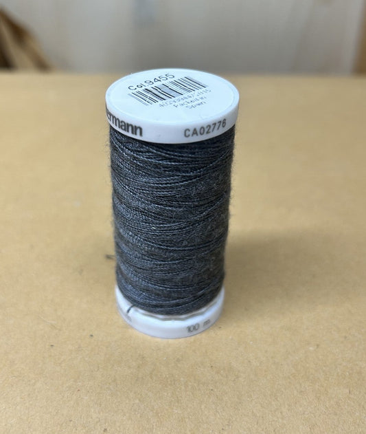 FILO DA CUCIRE DENIM 100% POLIESTERE N.100 (spola 250 mt.) COL. GRIGIO 9455, GUTERMANN