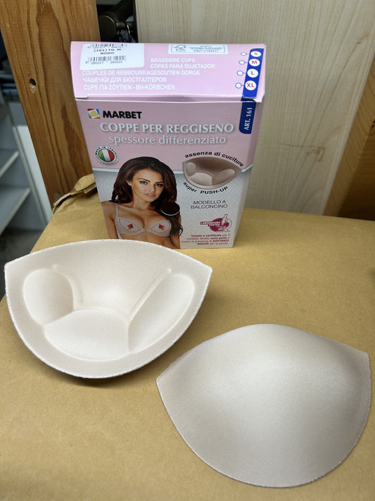 COPPE PER REGGISENO / COSTUME DA BAGNO TG. M COL.NUDO MOD. BALCONCINO ART.161 MARBET