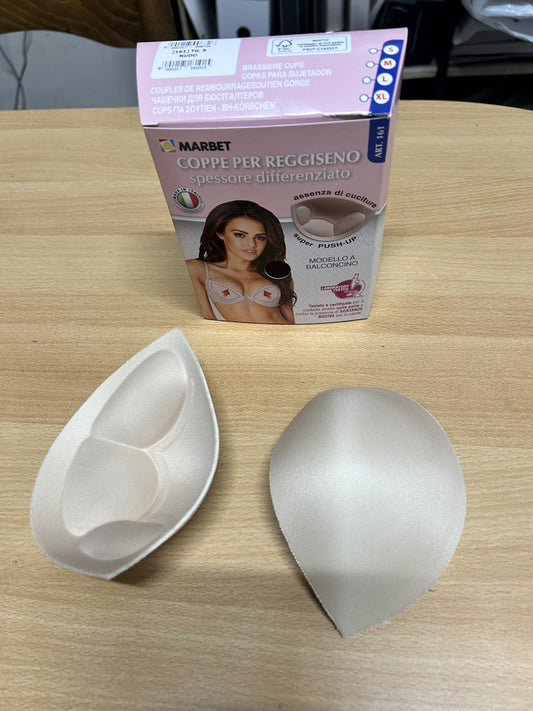 COPPE PER REGGISENO / COSTUME DA BAGNO TG. S COL.NUDO MOD. BALCONCINO ART.161 MARBET