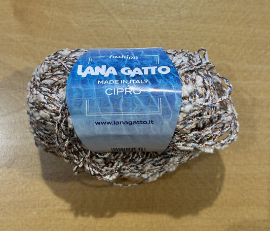 gomitolo COTONE E POLI "CIPRO", LANA GATTO